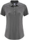 Am image of a Custom Callaway Core Performance Ladies Polo in Smoked Pearl!