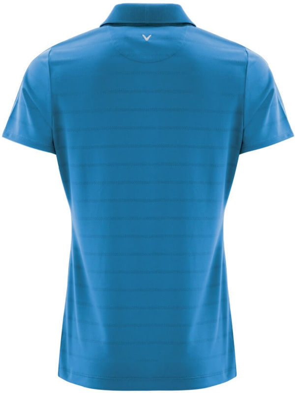 An image of a Custom Callaway Opti Vent Ladies Polo in Medium Blue!