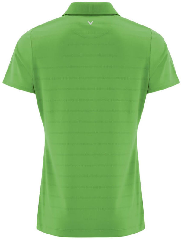 An image of a Custom Callaway Opti Vent Ladies Polo in Vibrant Green!