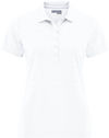 An image of a Custom Callaway Opti Vent Ladies Polo in White!