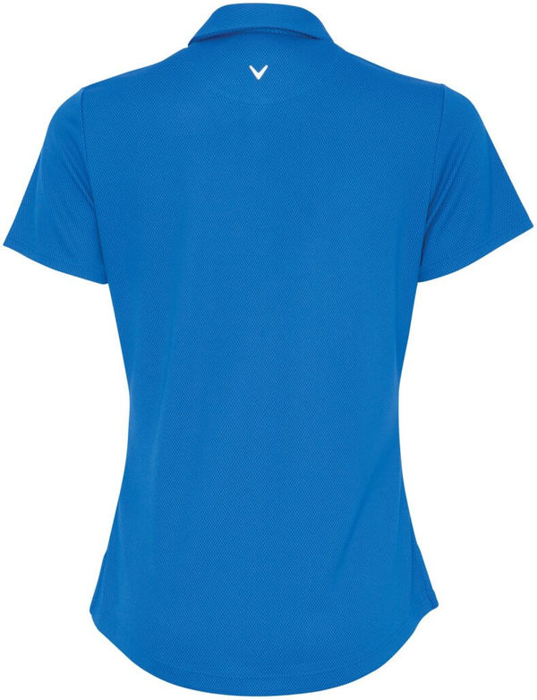Am image of a Custom CALLAWAY BIRDSEYE LADIES' POLO in Magnetic Blue!