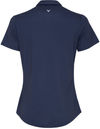 An image of a Custom CALLAWAY BIRDSEYE LADIES' POLO in Peacoat Navy!