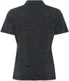 An image of a Custom CALLAWAY BROKEN STRIPE TEXTURE LADIES' POLO. in Black!