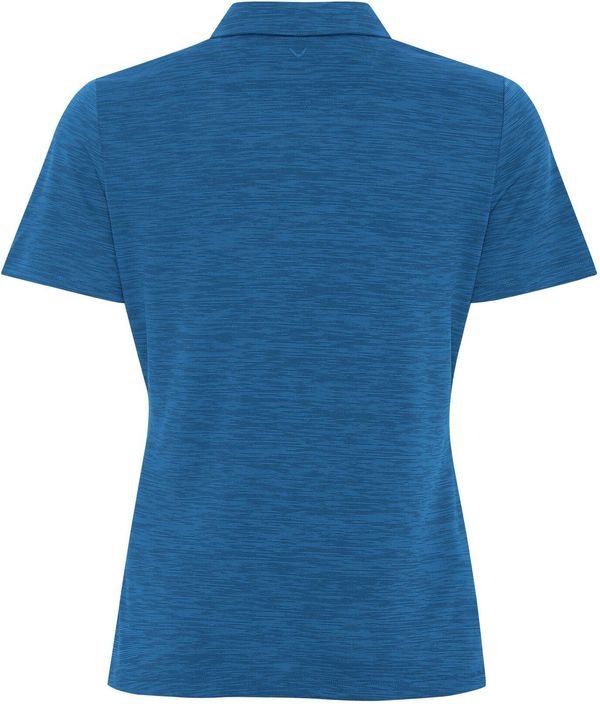 An image of a Custom CALLAWAY BROKEN STRIPE TEXTURE LADIES' POLO. in Blueberry Pancake!
