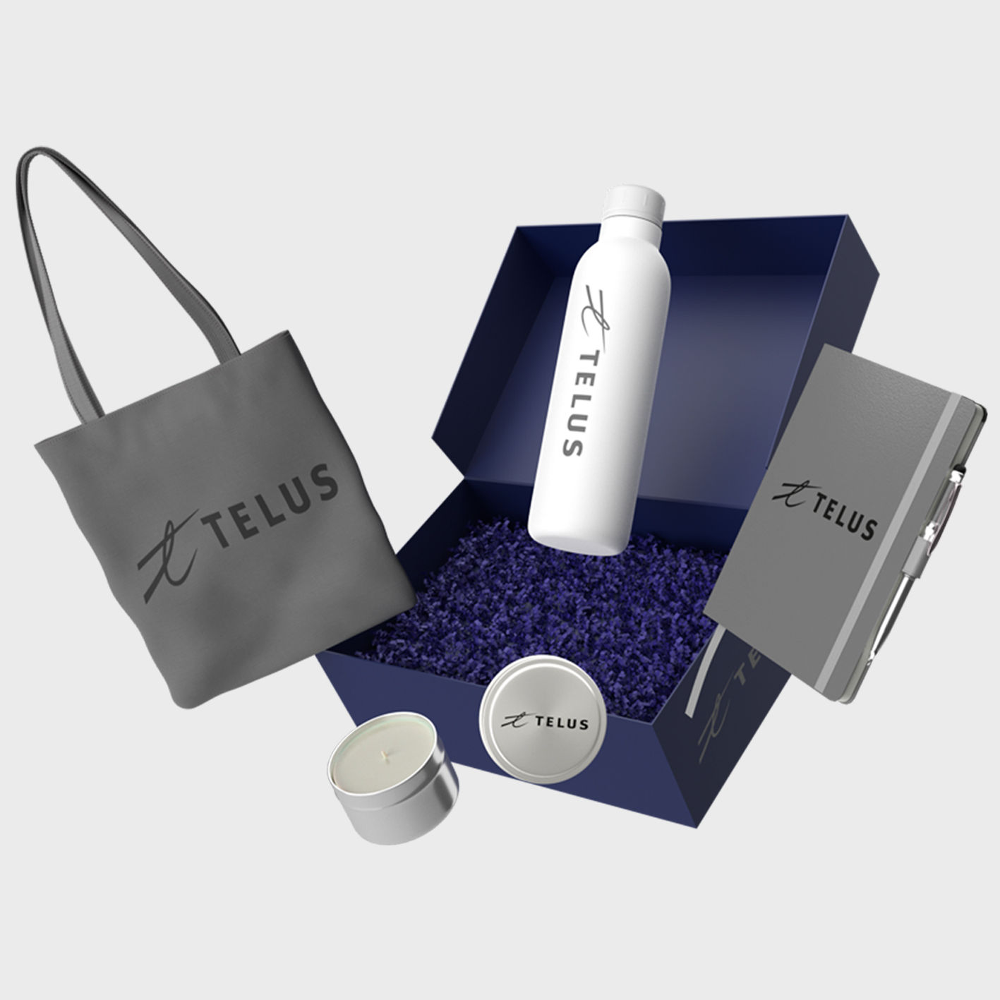 Client appreciation gift box that you can customize with your logo.