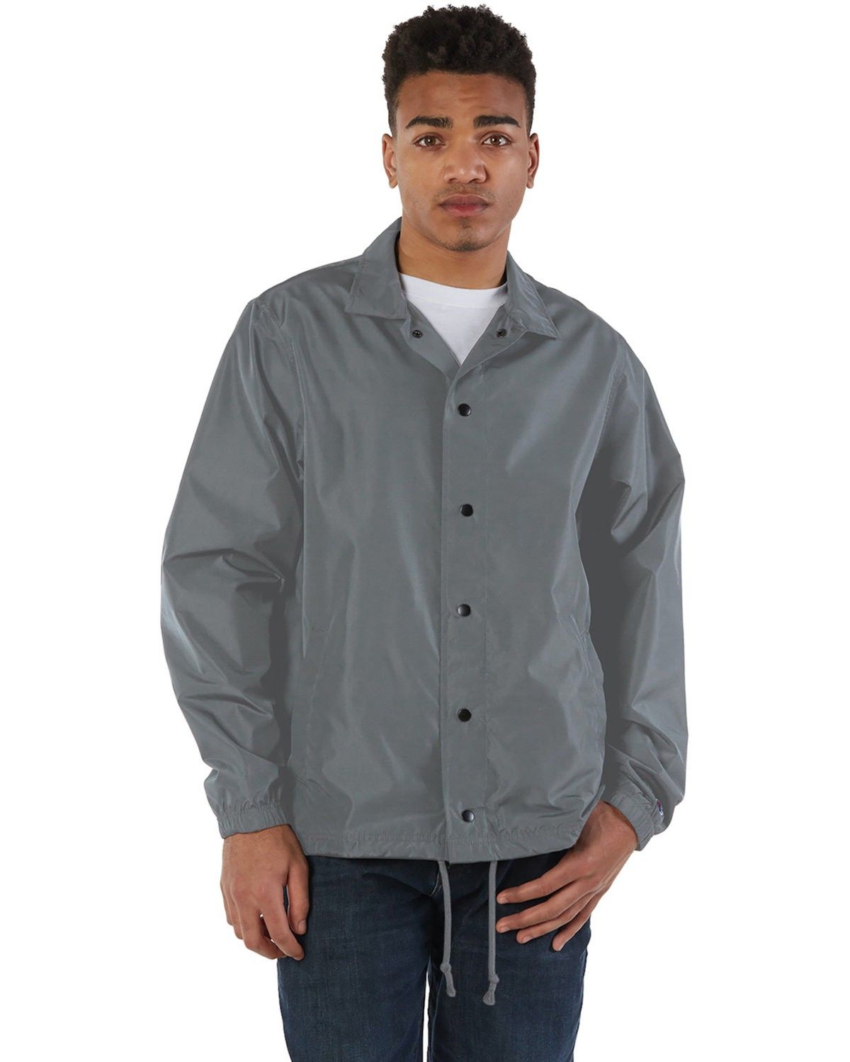 Champion Men's Coach's Jacket in Graphite