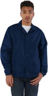 Am image of a Custom Champion Men's Coach's Jacket in Navy!
