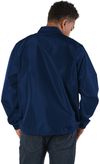 Am image of a Custom Champion Men's Coach's Jacket in Navy!