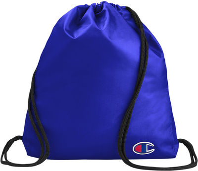 Am image of a Custom Champion Carry Sack in Blue!