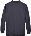 Am image of a Custom Devon & Jones Men's Pima Piqué Long Sleeve Polo in Navy!