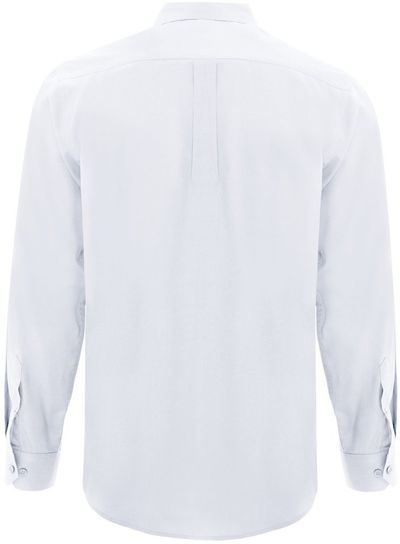 Am image of a Custom Coal Harbour Everyday Long Sleeve Woven Shirt in True White!