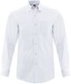 Am image of a Custom Coal Harbour Everyday Long Sleeve Woven Shirt in True White!