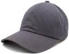Am image of a Custom Nissi Washed Cotton Dad Cap in Dark Grey!