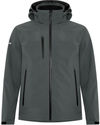 Am image of a Custom Dryframe Tri Tech Waterproof Hard Shell Jacket in Asphalt!