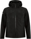 Am image of a Custom Dryframe Tri Tech Waterproof Hard Shell Jacket in Black!