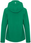 Am image of a Custom Dryframe Tri Tech Hard Shell Ladies Jacket in Emerald!