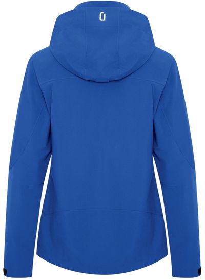 Am image of a Custom Dryframe Tri Tech Hard Shell Ladies Jacket in Regatta Blue!