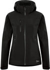 Am image of a Custom Dryframe Tri Tech Hard Shell Ladies Jacket in Black!