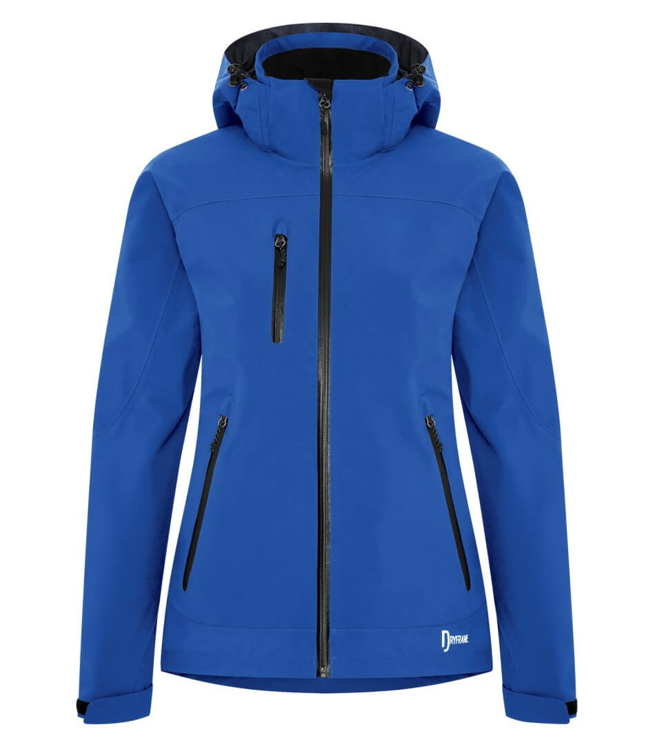 Dryframe Tri Tech Hard Shell Ladies Jacket in Regatta Blue