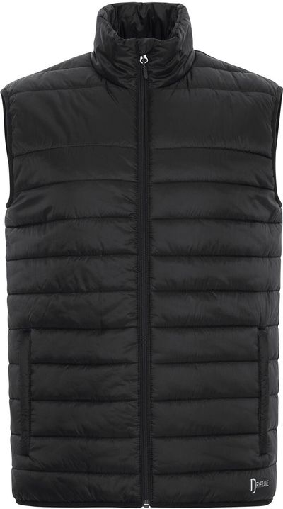 Am image of a Custom DRYFRAME DRY TECH INSULATED VEST in Black!