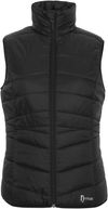 Am image of a Custom Dryframe Dry Tech Insulated Ladies Vest in Black!