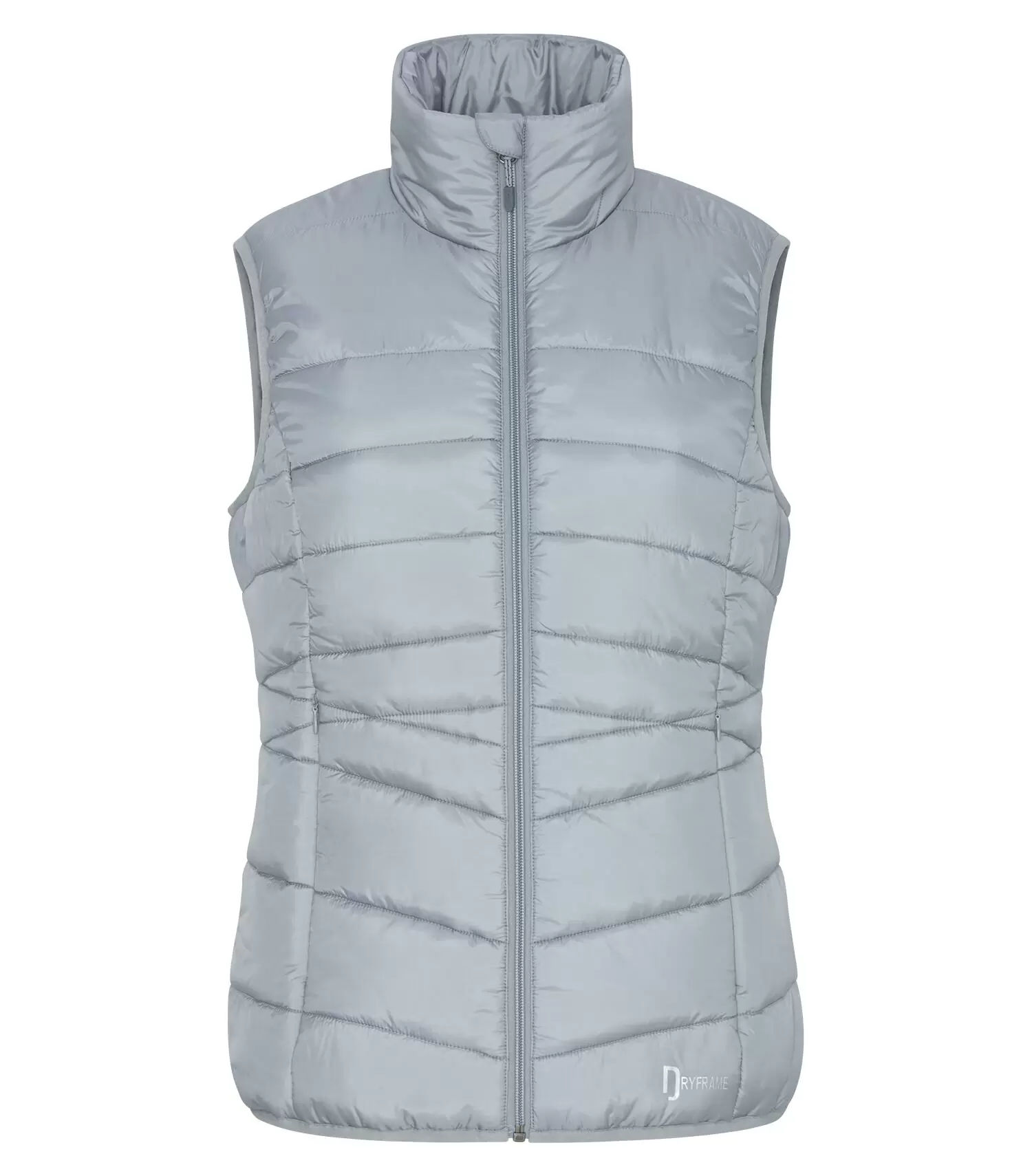 Dryframe Dry Tech Insulated Ladies Vest in Platinum Grey