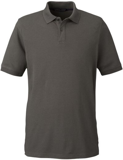 Am image of a Custom Devon & Jones Mens New Classics Performance Polo in Graphite!