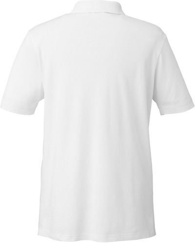 Am image of a Custom Devon & Jones Mens New Classics Performance Polo in White!
