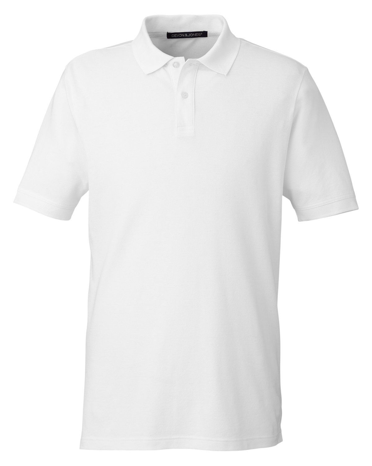 Devon & Jones Mens New Classics Performance Polo in White