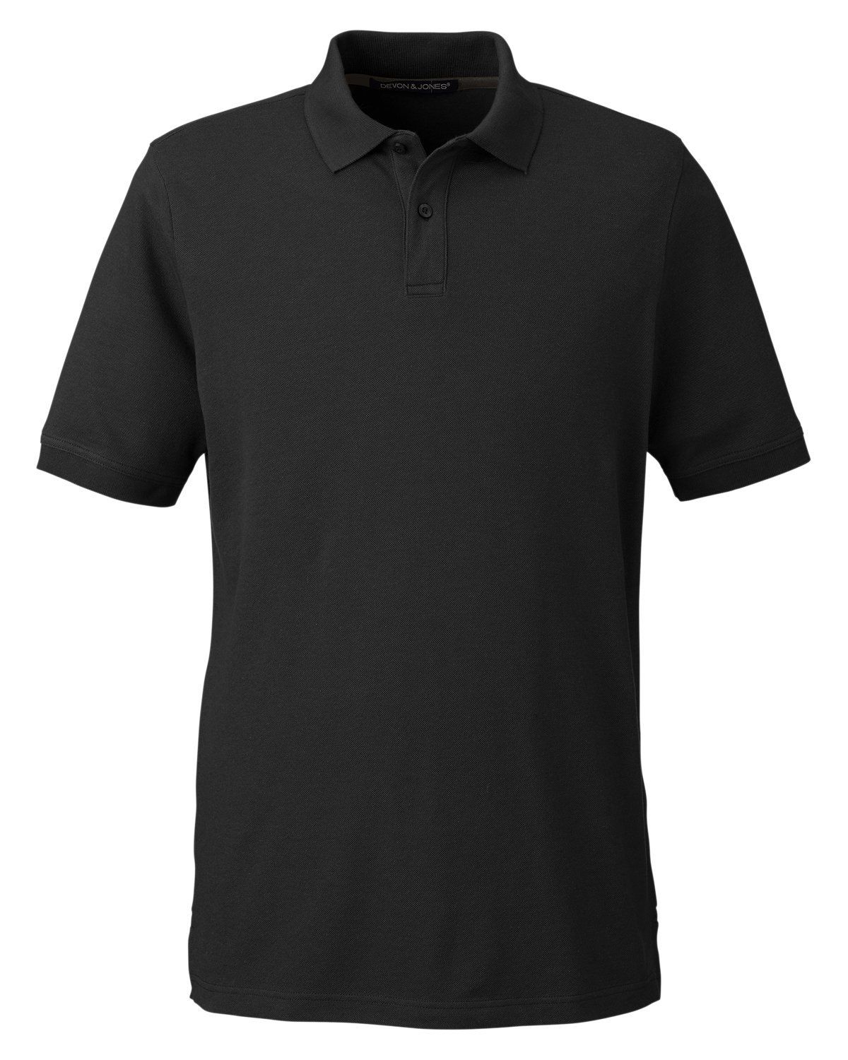 Black performance polo best sale