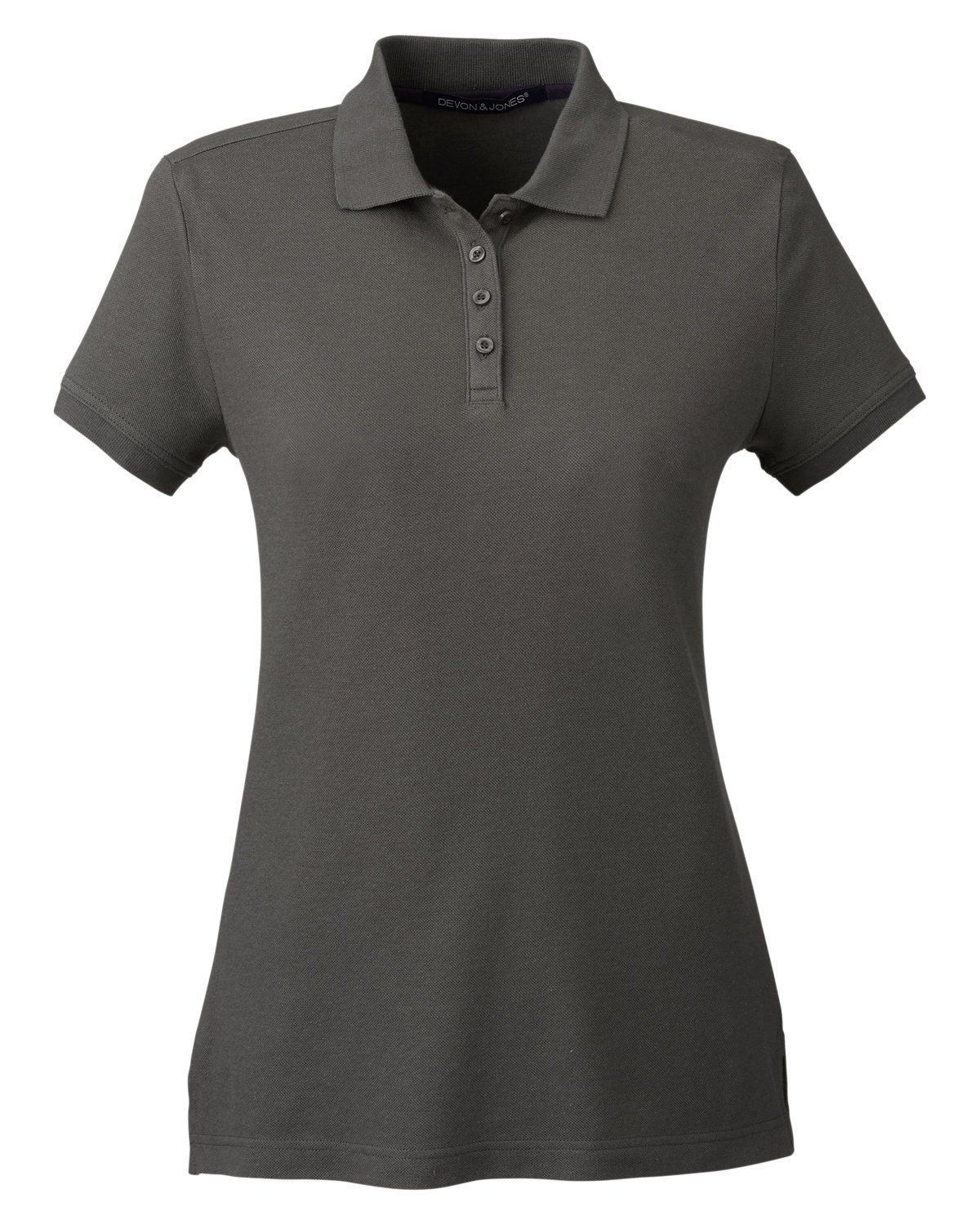 Devon and Jones Ladies New Classics Performance Polo in Graphite