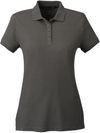 Am image of a Custom Devon and Jones Ladies New Classics Performance Polo in Graphite!