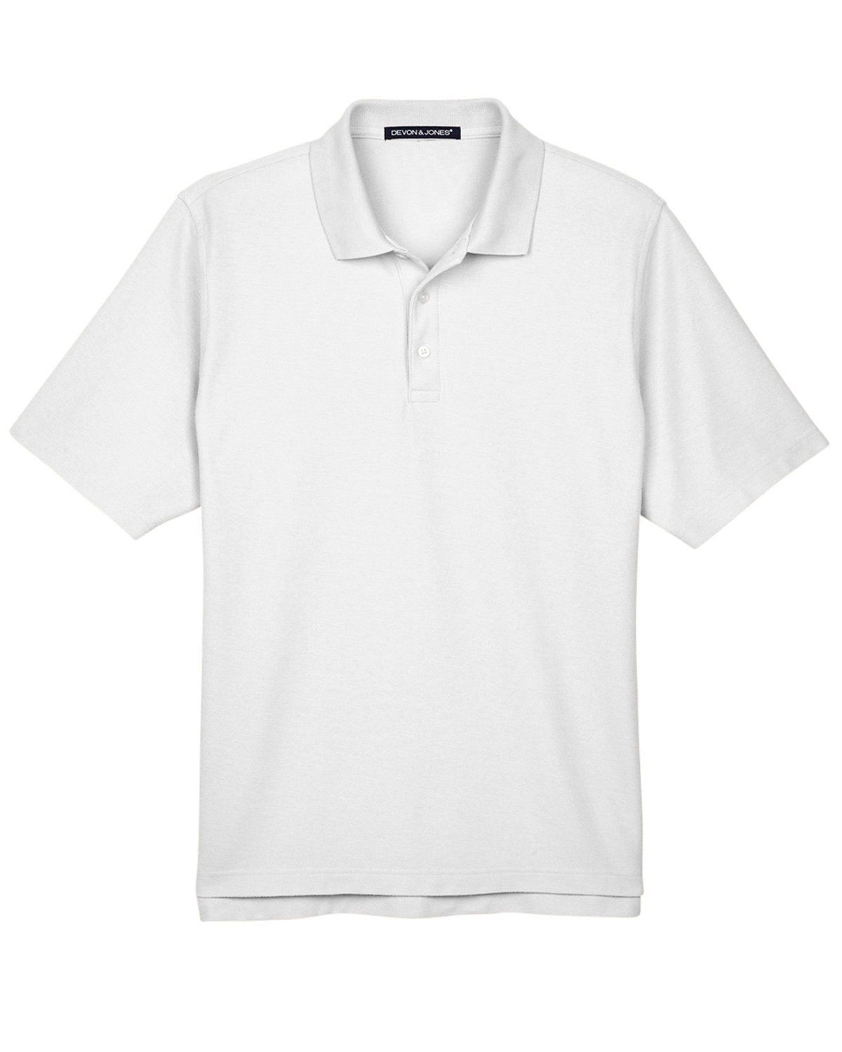 Devon & Jones Men's DRYTEC20™ Performance Polo in White
