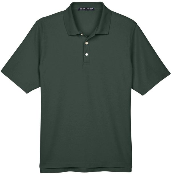 Am image of a Custom Devon & Jones Men's DRYTEC20™ Performance Polo in Forest!