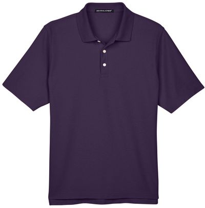Am image of a Custom Devon & Jones Men's DRYTEC20™ Performance Polo in Deep Purple!