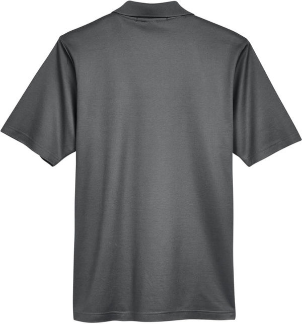 Am image of a Custom Devon & Jones CrownLux Performance™ Men's Plaited Polo in Graphite!