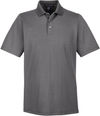 Am image of a Custom Devon & Jones CrownLux Performance™ Men's Plaited Polo in Graphite!