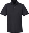 Am image of a Custom Devon & Jones CrownLux Performance™ Men's Plaited Polo in Black!