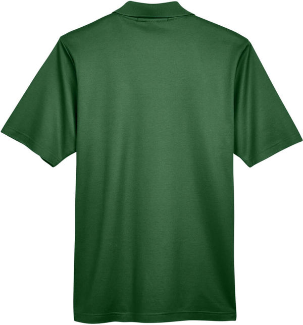 Am image of a Custom Devon & Jones CrownLux Performance™ Men's Plaited Polo in Forest!