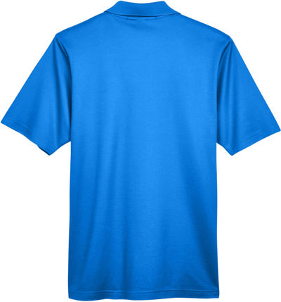Am image of a Custom Devon & Jones CrownLux Performance™ Men's Plaited Polo in French Blue!