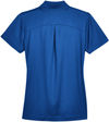 Am image of a Custom Devon and Jones CrownLux Performance Ladies Plaited Polo in True Royal!