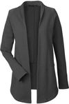 Am image of a Custom Devon & Jones Ladies' New Classics™ Charleston Cardigan in BLACK MELANGE!
