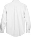 Am image of a Custom Devon & Jones Men's Crown Woven Collection™ Solid Stretch Twill in White!