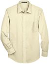 Am image of a Custom Devon & Jones Men's Crown Woven Collection™ Solid Stretch Twill in Transparent Yellow!