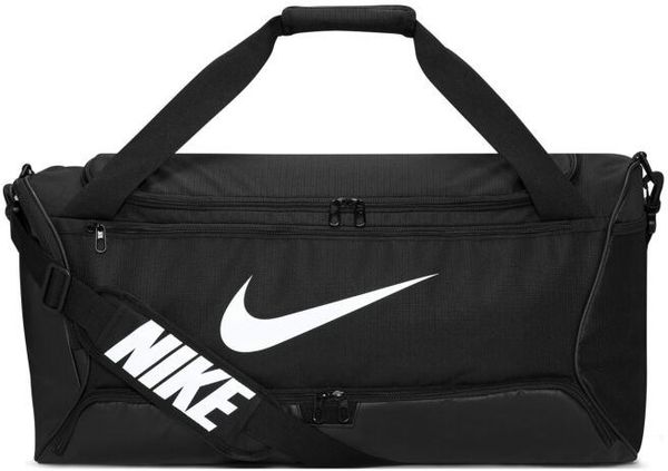 Am image of a Custom Nike Brasilia Medium Duffel in Black!
