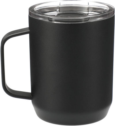 Am image of a Custom CamelBak Camp Mug 12oz in Black!