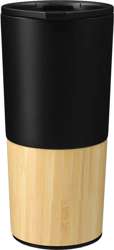 Am image of a Custom Welly Copper Vacuum Tumbler 16oz in Black!