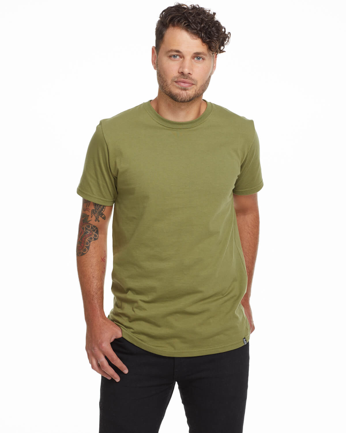 Econscious Unisex Organic USA Made T Shirt in Ollive