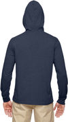Am image of a Custom Econscious Unisex 4.25 oz. Blended Eco Jersey Pullover Hoodie in Water!