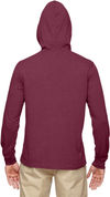 Am image of a Custom Econscious Unisex 4.25 oz. Blended Eco Jersey Pullover Hoodie in Berry!